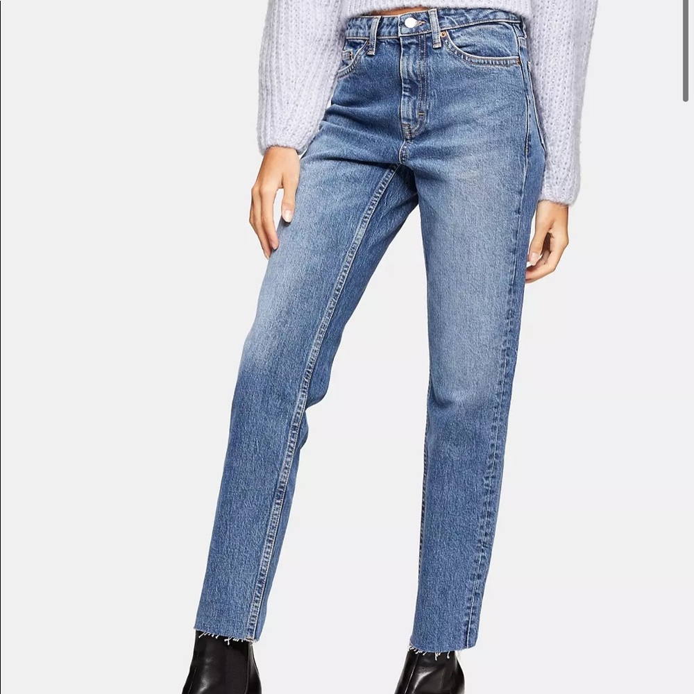 TopShop Straight Rigid Denim